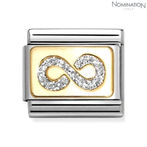 컴포저블 클래식 SYMBOL 글리터 에나멜,18K 골드 링크 030224 인피니티 남자팔찌 여자팔찌 커플팔찌 팔찌선물