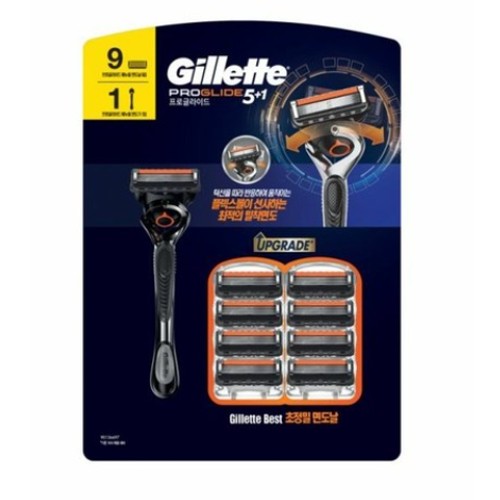 질레트 리뉴얼 퓨전 프로글라이드 플렉스볼 매뉴얼 + 면도날 (면도기1개+날8개)