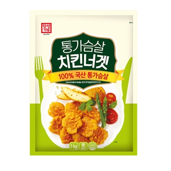 한성기업 통가슴살 치킨너겟 1kg (1개)_이미지