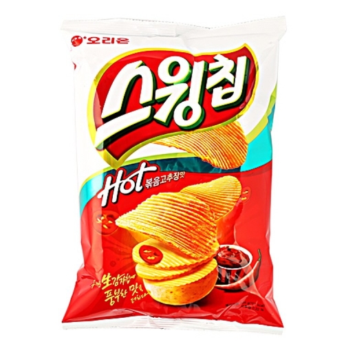 오리온 스윙칩 볶음고추장맛 124g (12개)_이미지