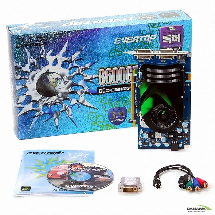 EVERTOP 지포스 8600GT 비너스 Ultra OC 256MB_이미지