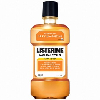 리스테린 내추럴 시트러스 750ml