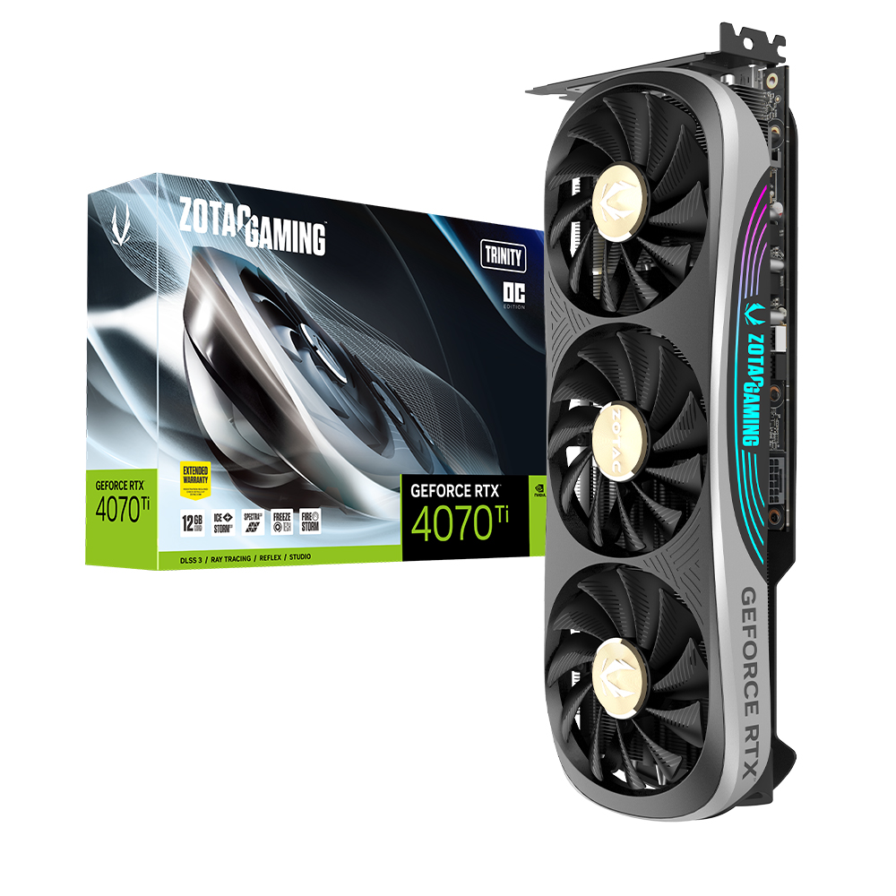 ZOTAC GAMING 지포스 RTX 4070 Ti Trinity OC D6X 12GB_이미지