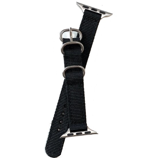 오펜트 애플워치 나토 슬림 스트랩 (딥블랙) (42mm/44mm/45mm)