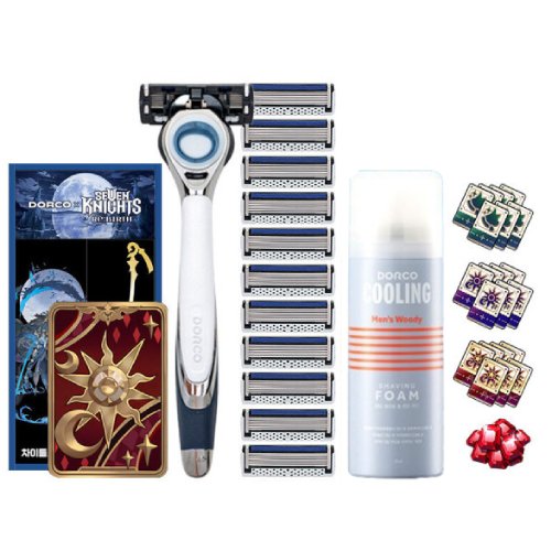 도루코 페이스 3D 모션 세븐나이츠 리버스 콜라보 + 면도날 (면도기3개+날33개+폼+한정판쿠폰)_이미지