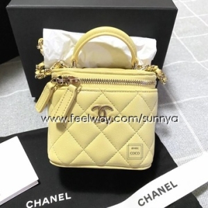 샤넬 탑핸들 미러 베니티 정사각 체인백