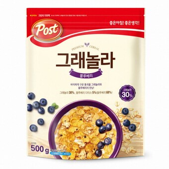 동서식품 포스트 <b>그래놀라</b> 블루베리 500g