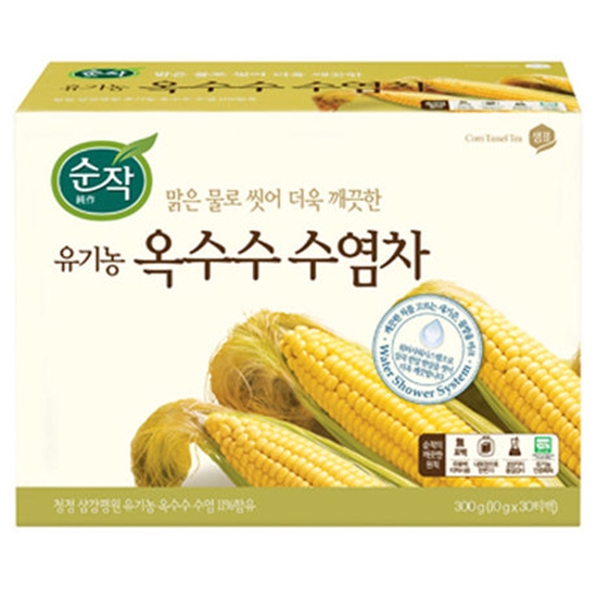 샘표식품 순작 유기농 옥수수수염차 30T (2L용)이미지입니다. 누르면 해당 게시물로 새창이동합니다.