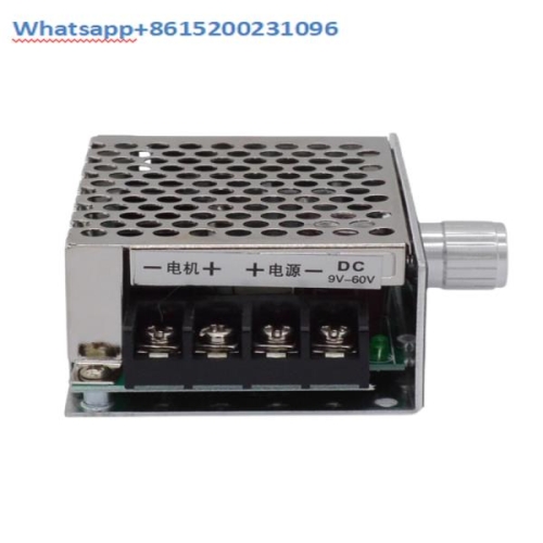 퀵실버 DC 감속 모터 속도 조절기 PWM 9V-60V 모터 고전력 속도 조절 스위치 60A 고전류_이미지