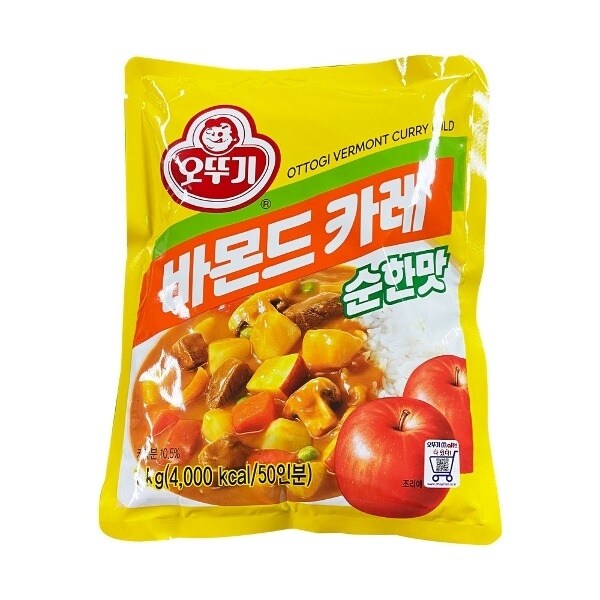 오뚜기 바몬드 카레 순한맛 1kg (10개)_이미지