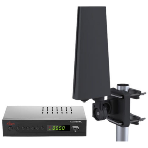 에이포트 Actiview HD UHD 지상파 TV 수신기 AP13HD 세트 ATS-3 (정품)_이미지