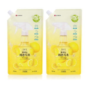 세이프 뿌리는 레몬식초 리필형 725ml[2개]