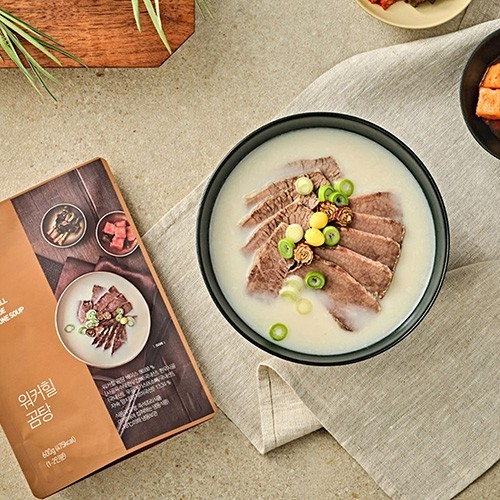 프리미엄 워커힐 곰탕 4팩 / 6팩 / 8팩 간편식 사골육수 국물요리 부모님선물 4개 600g