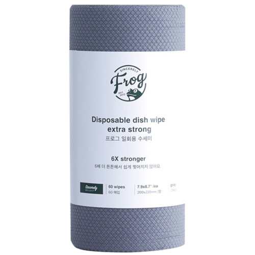 오리오 프로그 ㅤ일회용 수세미 엑스트라 스트롱 그레이 60매 (6개)_이미지