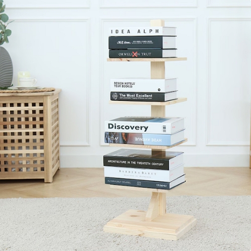 포메리트 스탠드타워 4단 북선반 전면 책장 300