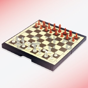 명인랜드 접이식 미니 자석체스 휴대용체스판세트 M-050