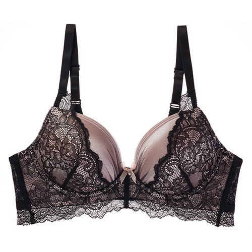 이랜드 에블린 셀러브레이트유 고져스블랙 노와이어 브라 EBBRAATH1Q