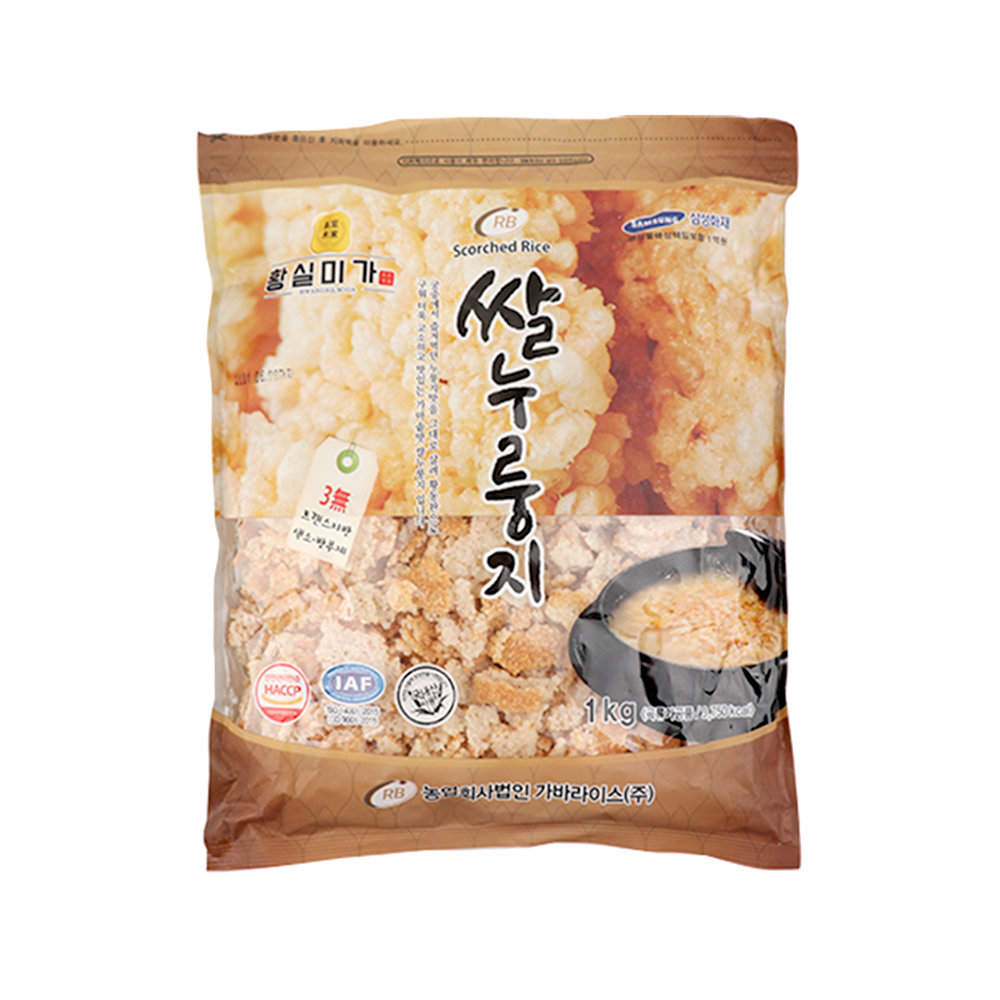 가바라이스영농조합법인 황실미가 쌀 누룽지 1kg (1개)_이미지