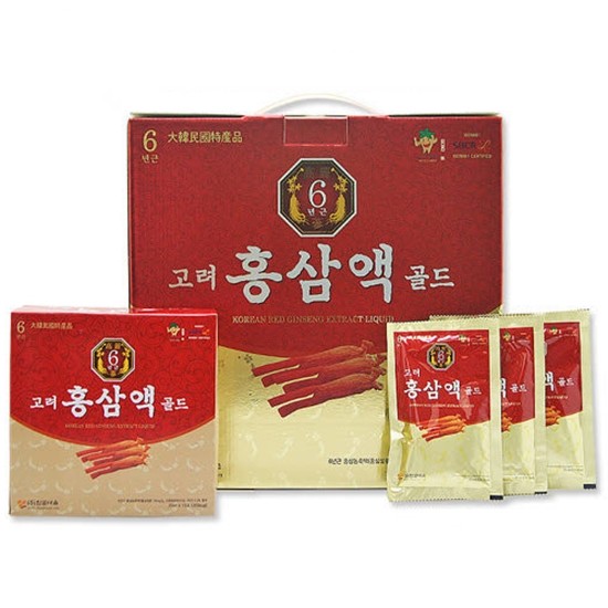 한일인삼산업 6년근 고려홍삼액골드 70ml 60포 (2개)_이미지
