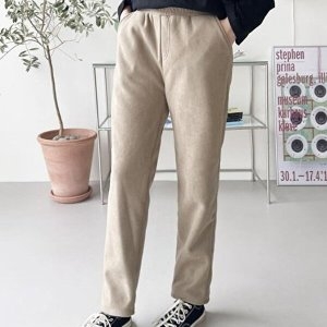 JHQRS796_4B 여자 밴딩팬츠 후리스 겨울 한파대비 작업