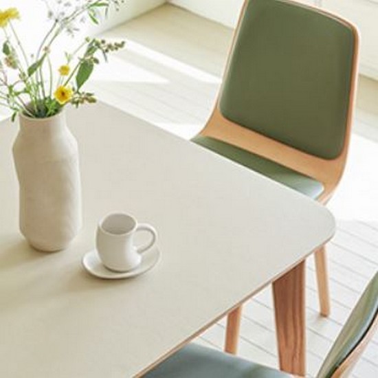 더메이드 한샘몰 리소프 리놀륨 우드 식탁 1800 (의자4개)_이미지