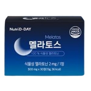 뉴트리디데이 멜라토스 500mg 30정 (4개)_이미지