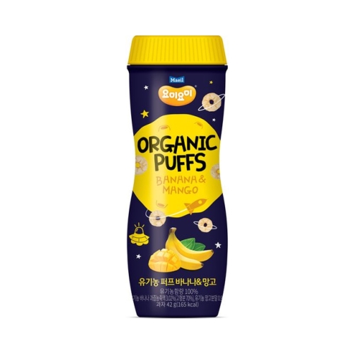 오가닉 퍼프 바나나 망고 42g