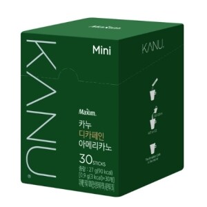 동서식품 맥심 <b>카누</b> <b>디카페인</b> 레귤러 30T
