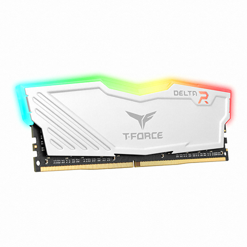 TeamGroup T-Force DDR4-2666 CL15 Delta RGB 화이트 서린 (8GB)_이미지