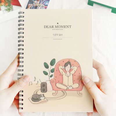 제이로그 A5 프리노트 드로잉노트-케렌시아 핑크_이미지