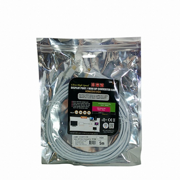 라인업시스템 LANSTAR Mini DisplayPort (미니디스플레이포트) to VGA 케이블 (LS-MDP15, 5m)_이미지