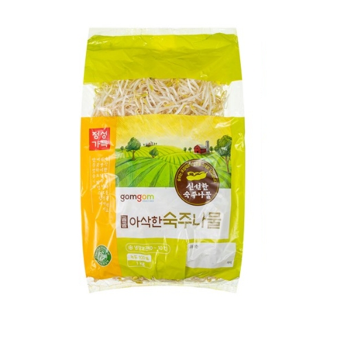 곰곰 아삭한 숙주나물 1kg (5개)_이미지