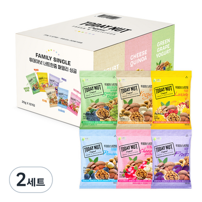 투데이넛 너트한줌 패밀리 세트 240g (2세트)_이미지