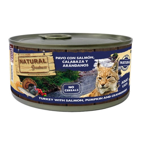내추럴그레이트니스 캣 터키 위드 살몬 캔 185g (12개)_이미지