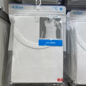 유니클로 2024 여름 남성 AIRism 땀 흡수 메쉬 바닥 조끼 470894_이미지