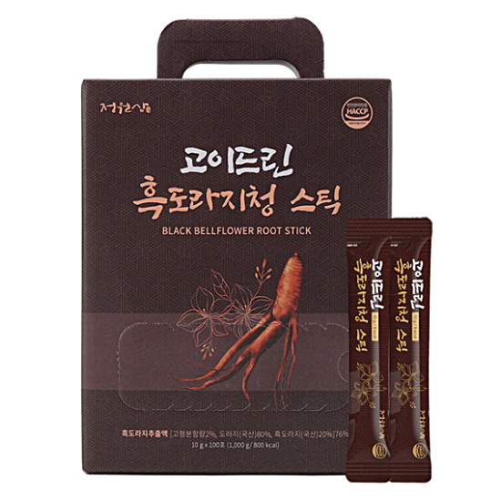 네이처가든 정원삼 고이드린 흑도라지청 스틱 10g 100포