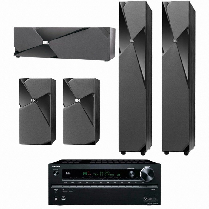 JBL Studio 190 5.0채널 + 온쿄 AV리시버 (TX-NR709)