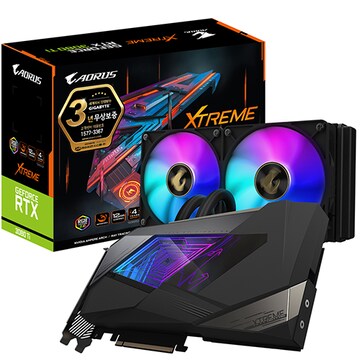 GIGABYTE AORUS 지포스 RTX 3080 Ti XTREME 워터포스 D6X 12GB 제이씨현