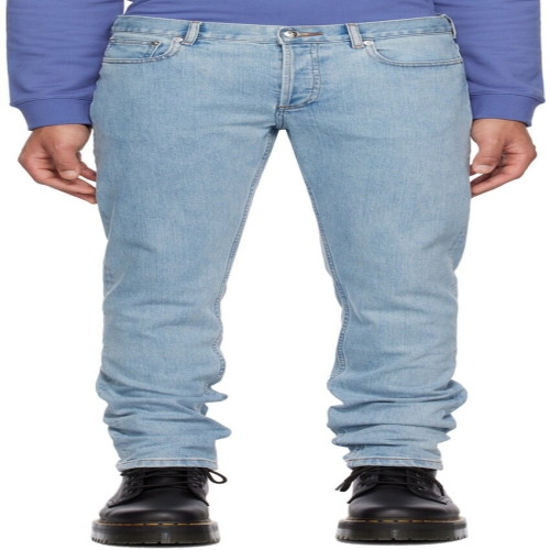 아페쎄 블루 쁘띠 뉴 스탠다드 데님 진 COFDI-M09047 IAL WASHED INDIGO