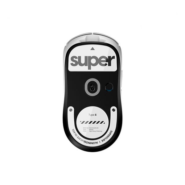 Pulsar 로지텍 GPRO X 슈퍼라이트2 전용 슈퍼글라이드 글라스 마우스피트 화이트 (type-S)_이미지