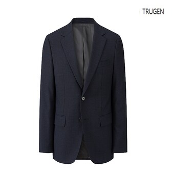 트루젠 FW 다크 네이비 팬시 데님라이크 수트 자켓 J-TEW0-TJ320-660