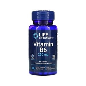 라이프익스텐션 비타민B6 250mg 100캡슐 (1개)_이미지