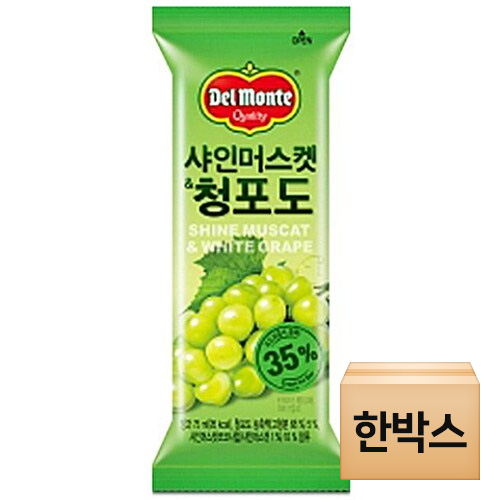 롯데푸드 델몬트 샤인머스켓 청포도 75ml (40개)_이미지