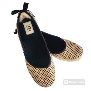 UGG 새상품 여성 INDAH BURLAP 1004329/BLK 샌들 1006342_이미지