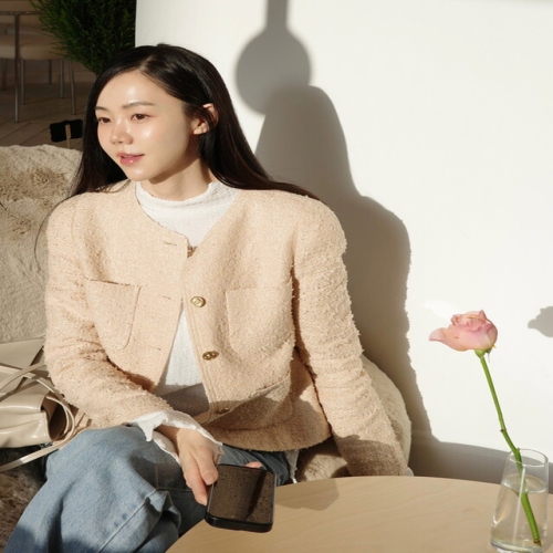 질스튜어트 뉴욕우먼 뉴욕 여성 JSJA5B210I3 리오더 베이지 포켓 레이온_이미지