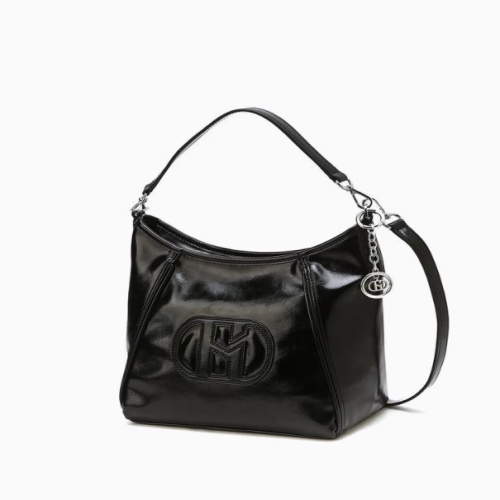 ACC 시그니처 H 패치 블랙 호보숄더백 S 롱스트랩SET HIBA6E524BK