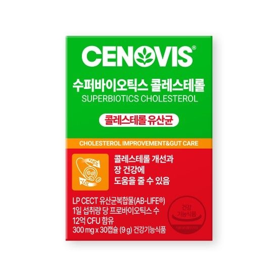 수퍼바이오틱스 콜레스테롤 300mg 30캡슐