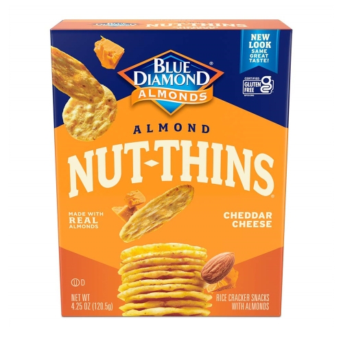 길림양행 블루다이아몬드 블루다이아몬드 넛 씬즈 120.5g 4팩 피칸 Blue Diamond Pecan Thins Cracker Crisps, 4..