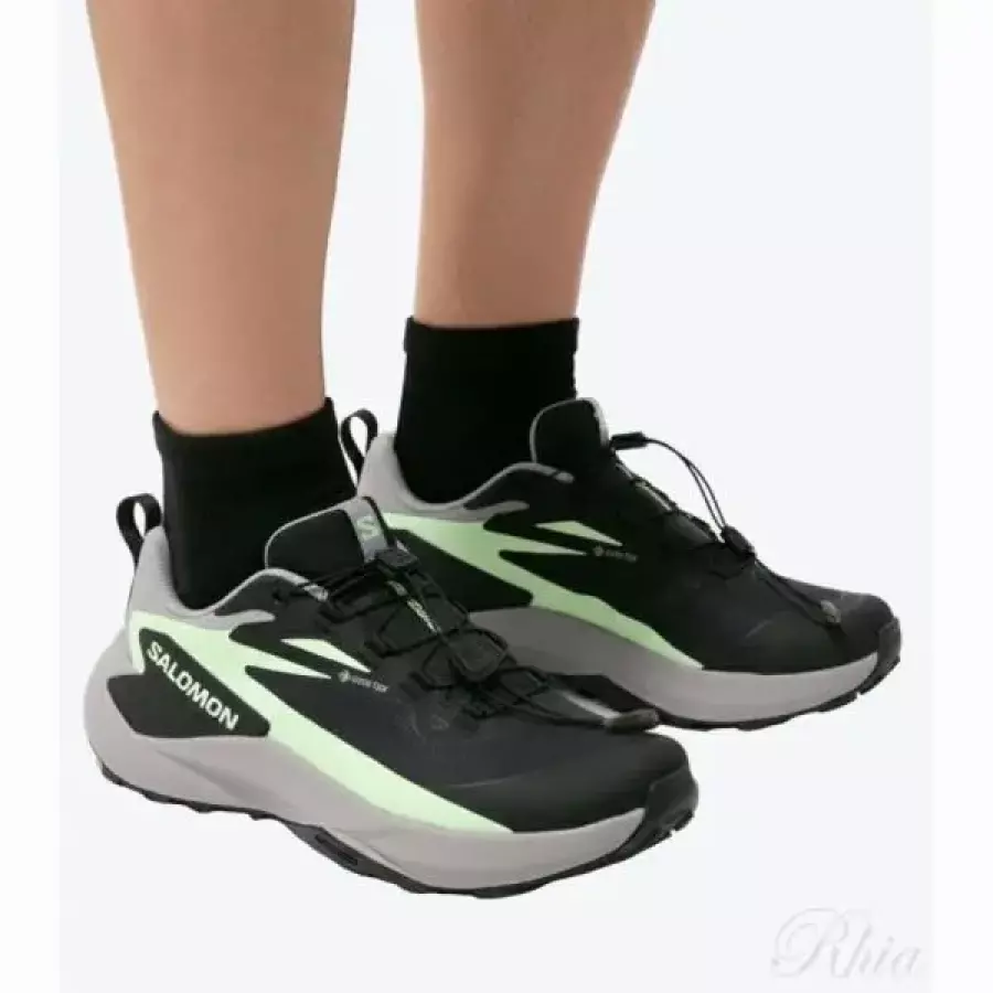 살로몬 제네시스 GTX W 블랙 굴 파티나 그린 L47862800 여성