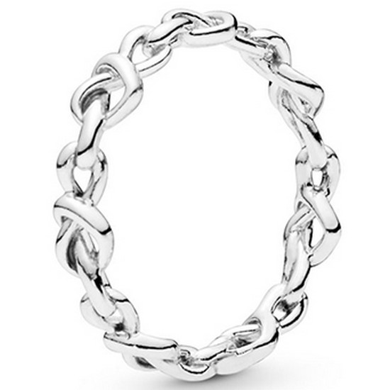 노티드 하트 실버 반지 198018